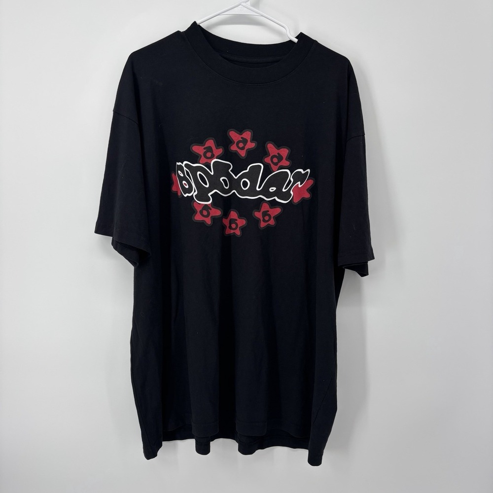 Sp5der Warped Tee Black Mens Size XL Graphic Short Sleeve